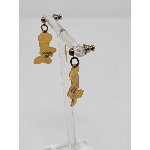 DISNEY MINNIE MOUSE ENAMEL DANGLE  EARRINGS PIERCED - Picture 7 of 8